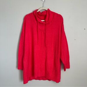 PHILOSOPHY | Red Cowl Neck Sweater Sz 3X